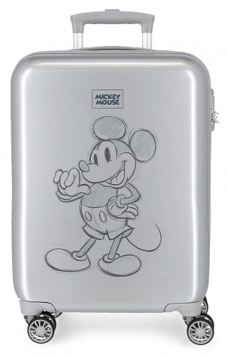 Abs kofer 55cm sa 4 točkića  disney mickey siva