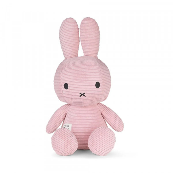 Miffy plišani zeka Eco Corduroy 50cm Pink