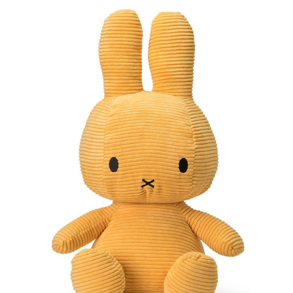 Miffy plišani zeka Eco Corduroy 33cm Yellow