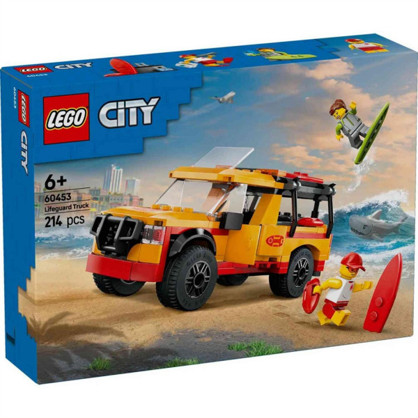 Lego city lifeguard beach rescue truck