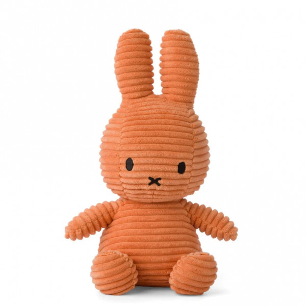 Miffy plišani zeka Eco Corduroy 23cm Pumpkin