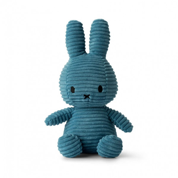 Miffy plišani zeka Eco Corduroy 23cm Aviator Blue
