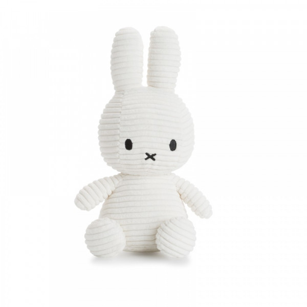 Miffy plišani zeka Eco Corduroy 23cm Offwhite
