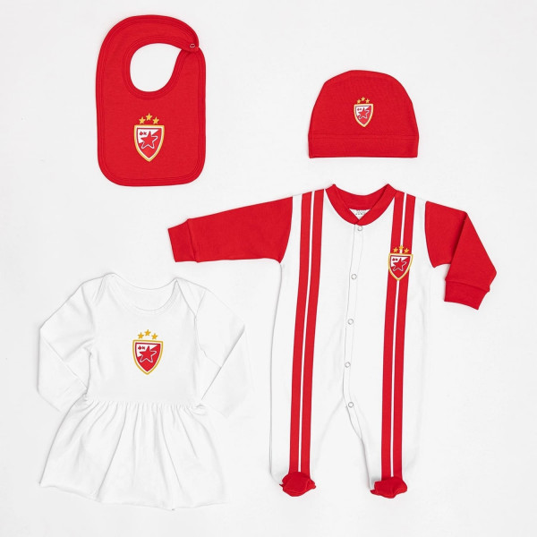 Stefan komplet 4/1 Crvena Zvezda, devojčice