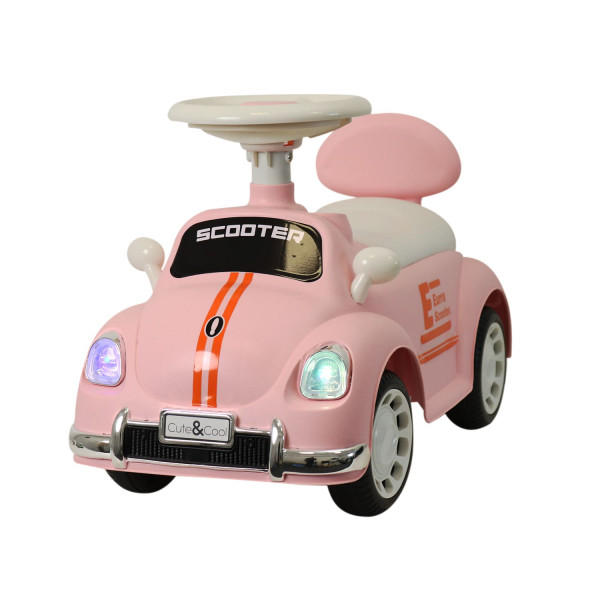 Cute&Cool guralica za decu automobil roze