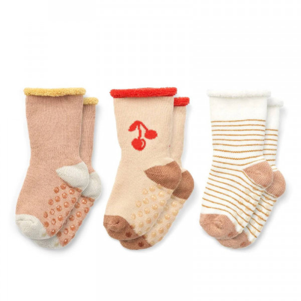 Liewood baby sokne 3 pcs Eloy, Cherries mix