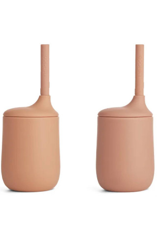Liewood silik šolja sa slam Ellis 2pcs, TRose/Pale
