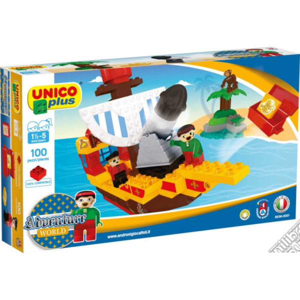 Androni Giocattoli Unico plus kocke piratski brod