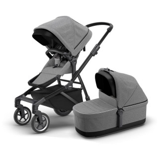 Thule duo sistem Sleek , Grey melange on Black