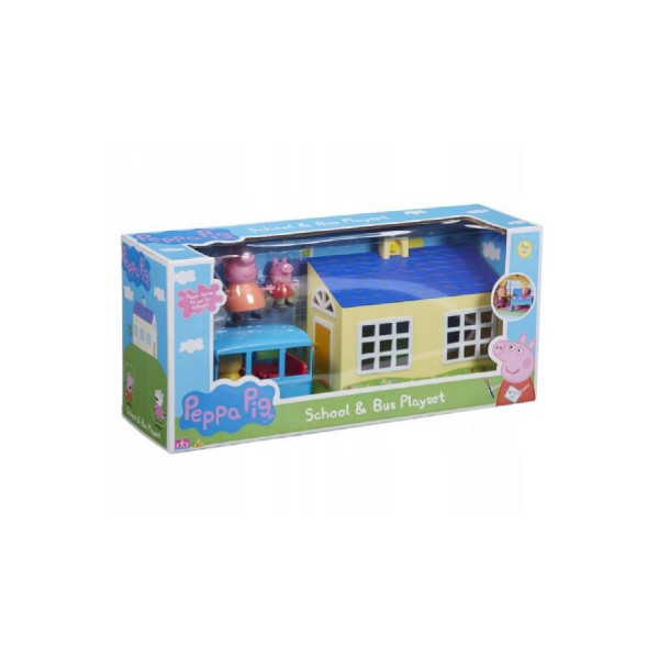 Peppa Prase set - škola i autobus