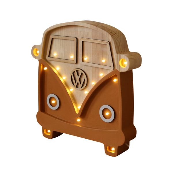 Two N LED lampa Kombi, braon