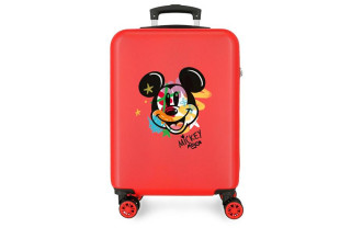 ABS Kofer 55cm sa 4 dupla točkića mickey crveni