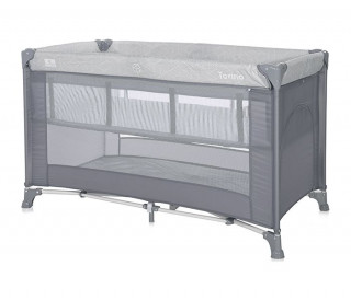 Lorelli prenosivi krevetac Torino 2 nivoa grey