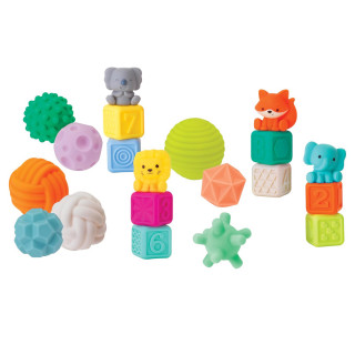 Infantino Set Gumene Loptice iKocke