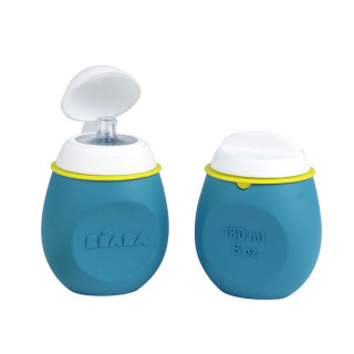 Béaba šolja set 2 u 1 Baby Squeez Blue
