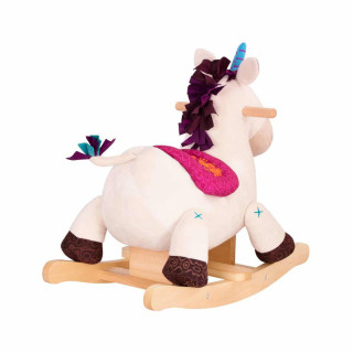 B toys plišana klackalica jednorog