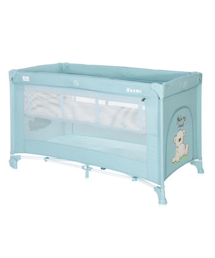 Lorelli Bertoni Noemi Prenosivi krevetac za bebe 2 Nivoa - Blue Surf Teddy