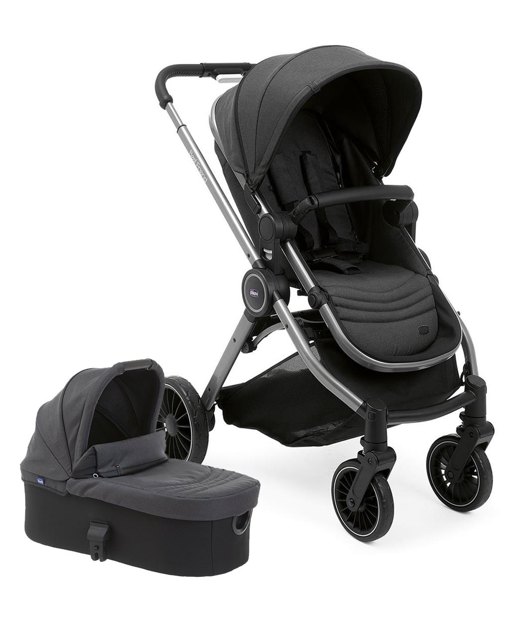 Chicco Best Friend Pro kolica za bebe 2 u 1 sa nosiljkom Pirate Black