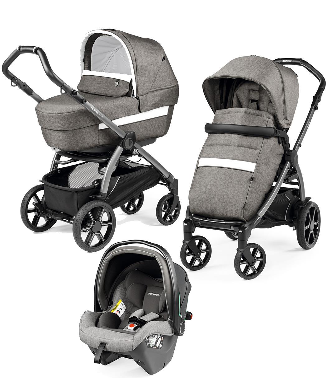 Peg Perego Book SLK modular kolica za bebe 3 u 1 City Grey