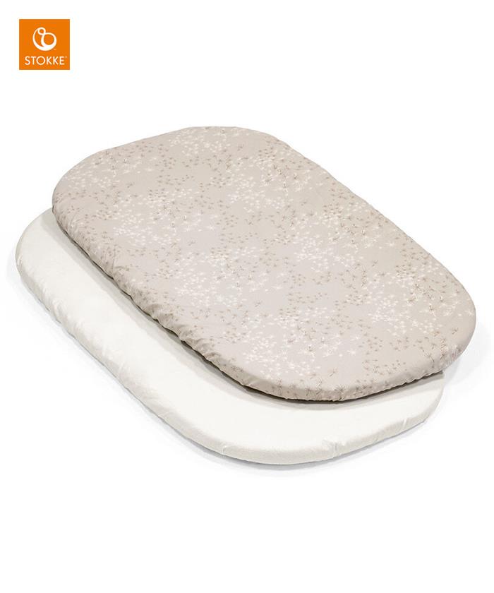 Stokke Snoozi Fitted Sheet čaršav za kolevku 2 komada