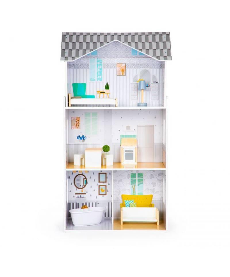 ECOTOYS kućica za lutke sa nameštajem igračka za decu Grace Residence 8210