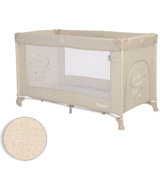 Lorelli Noemi prenosivi krevetac za bebe 1 nivo - Beige Star