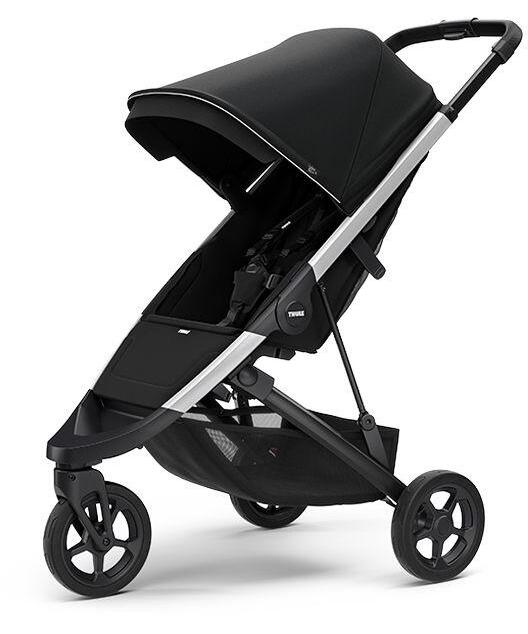 THULE Spring dečija kolica sa sivim ramom Midnight black
