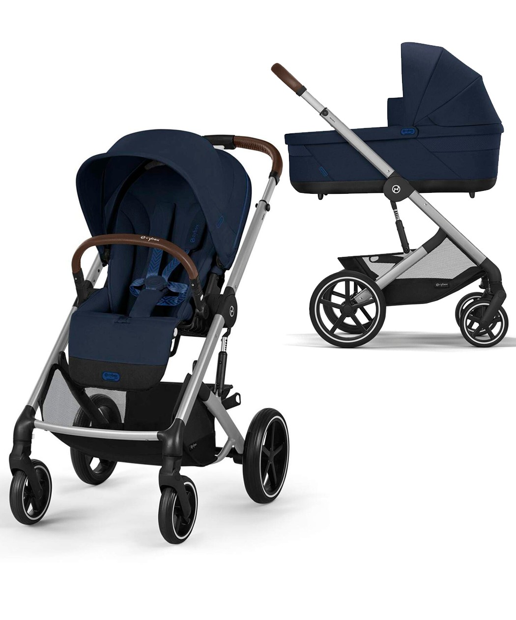 Cybex Balios S Lux kolica 2 u 1 sa Cybex S Cot nosiljkom - Ocean Blue