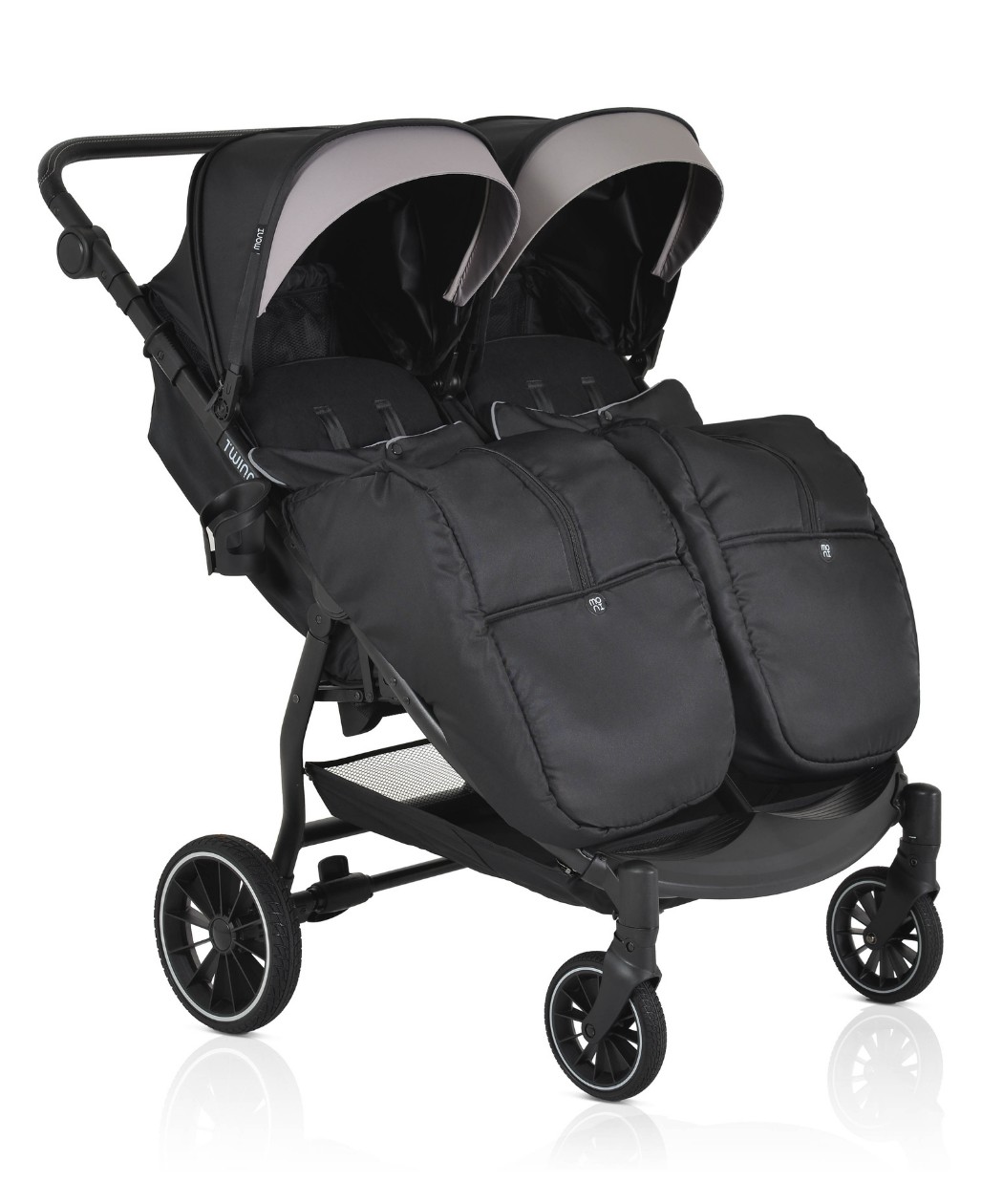 Moni kolica za blizance TwinGo Onyx