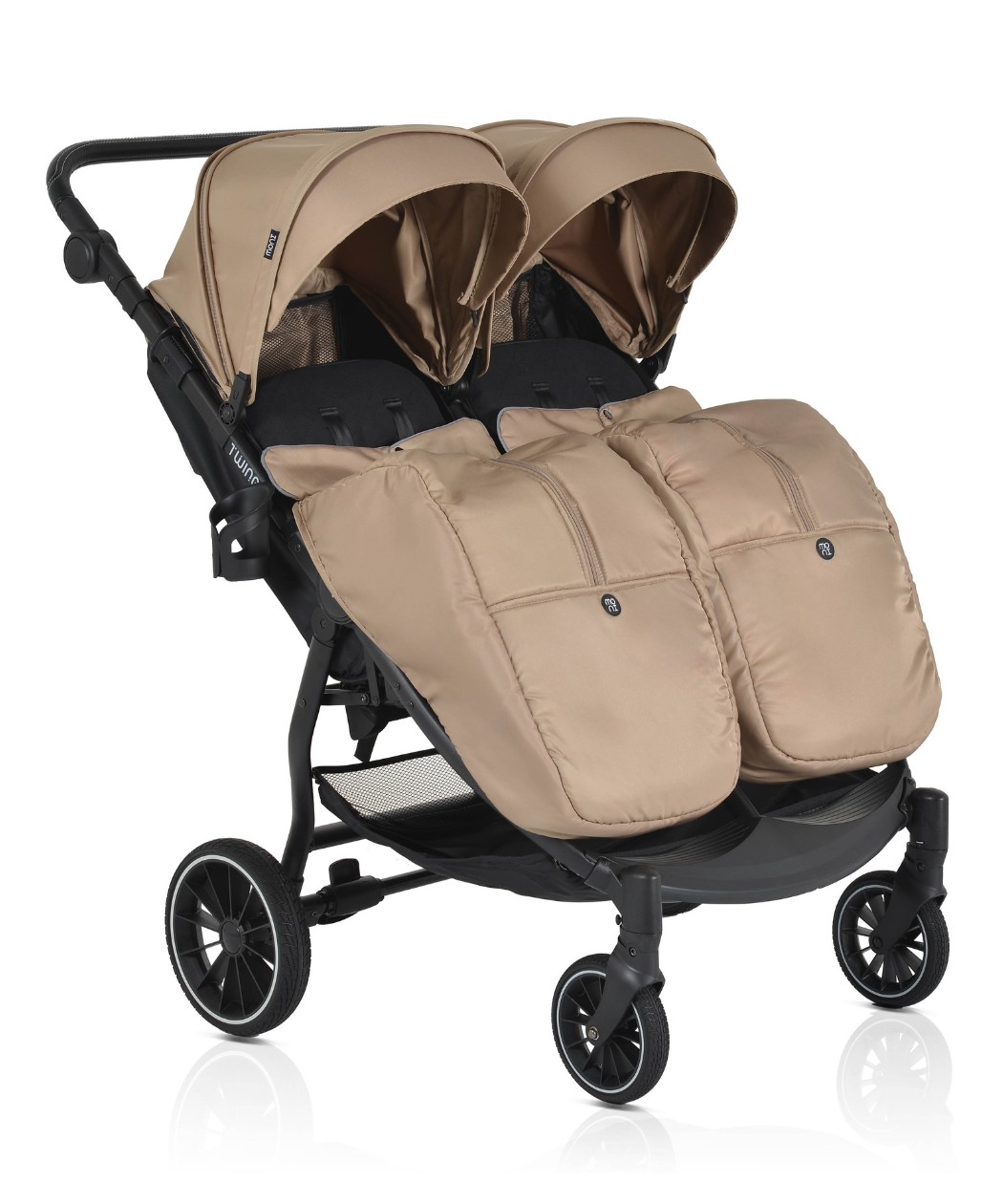 Moni kolica za blizance TwinGo Camel