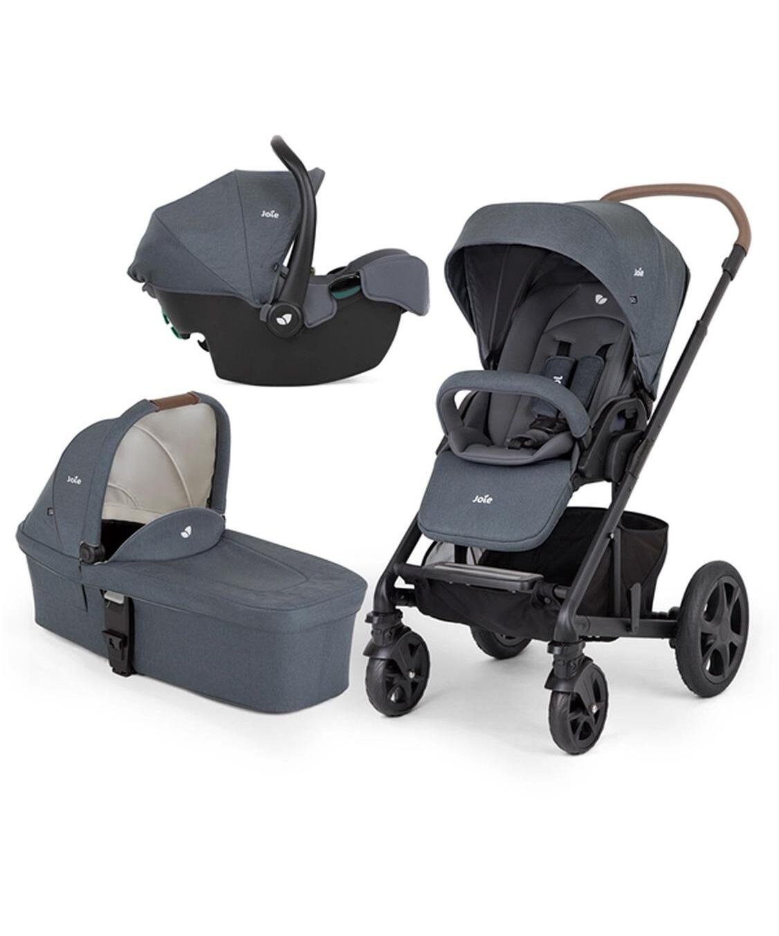 Joie Chrome DLX kolica za bebe 3 u 1 do 22 kg Moonlight