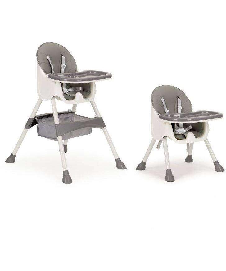ECOTOYS stolica za hranjenje dece 2 u 1 HC-823 Grey