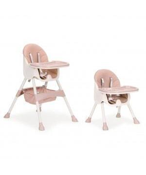 ECOTOYS stolica za hranjenje dece 2 u 1 HC-823 Pink