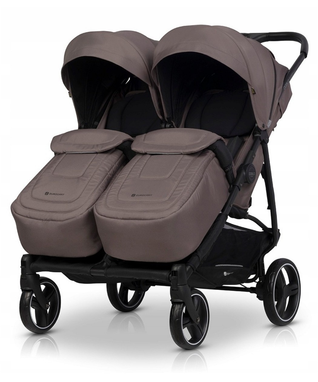 Eurocart kolica za blizance Doblo Taupe