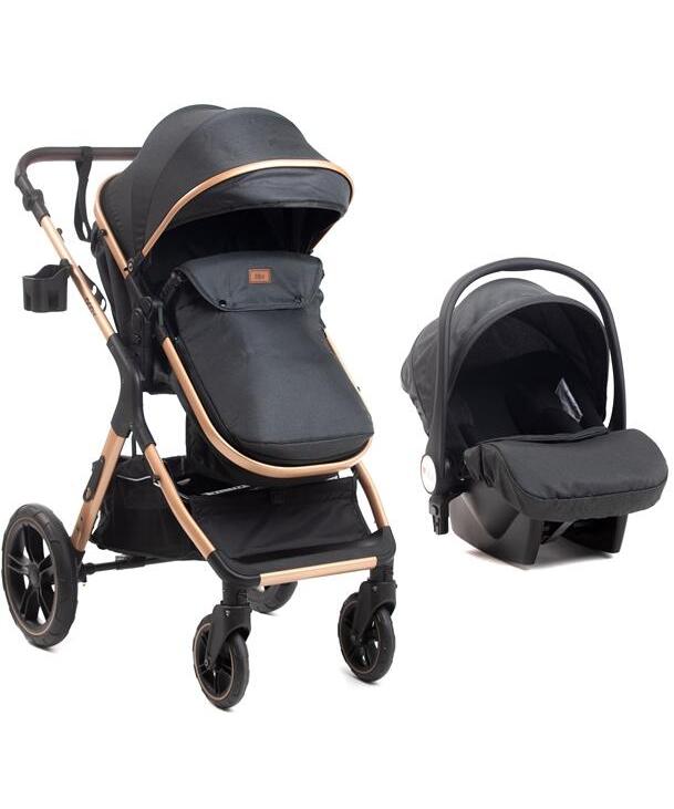 BBO X1 Dory kolica za bebe 3 u 1 Black