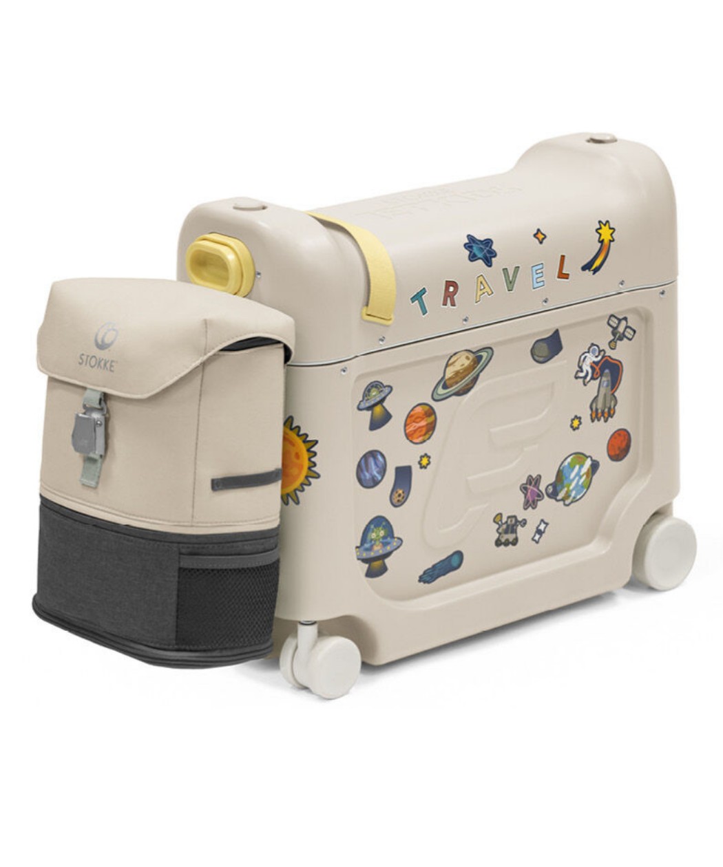 Stokke Jetkids Bedbox kofer za decu + Ranac Moonglow White