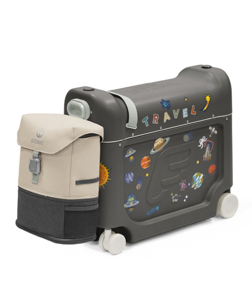 Stokke Jetkids Bedbox kofer za decu + Ranac Midnight Grey