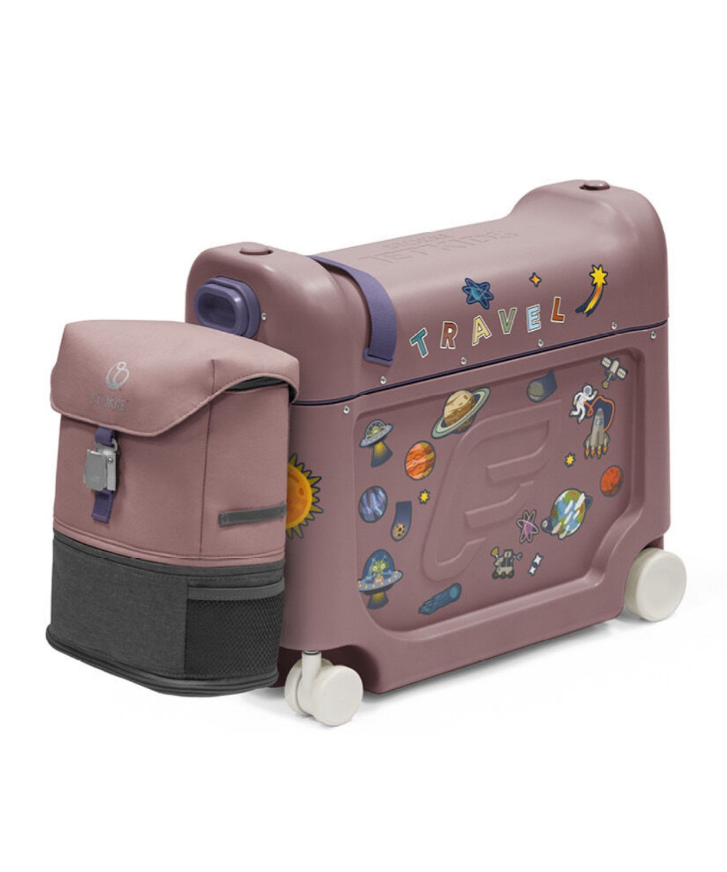 Stokke Jetkids Bedbox kofer za decu + Ranac Hazy Lilac