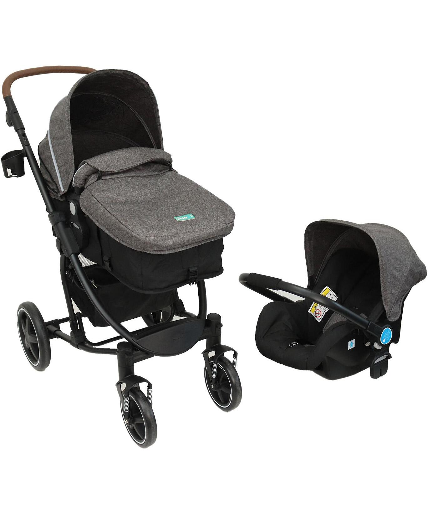 Puerri Baby Move kolica za bebe 2 u 1 Grey