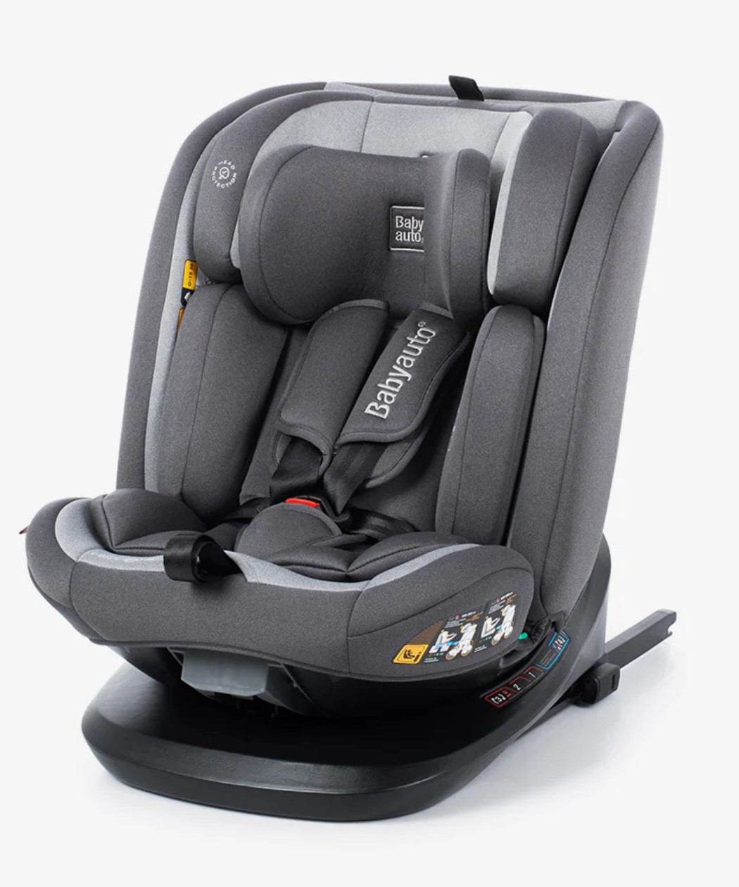 Babyauto Cario iFix i-Size Roto 360 auto sedište za bebe 40-150cm - Grey