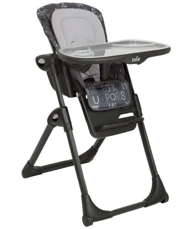 Joie Mimzy Recline hranilica za bebe 2 u 1 Abc Charcoa