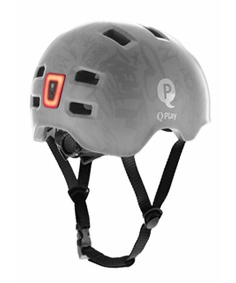 Qplay Helmet S dečija kaciga GT-Air 48-53 cm - Dark Grey