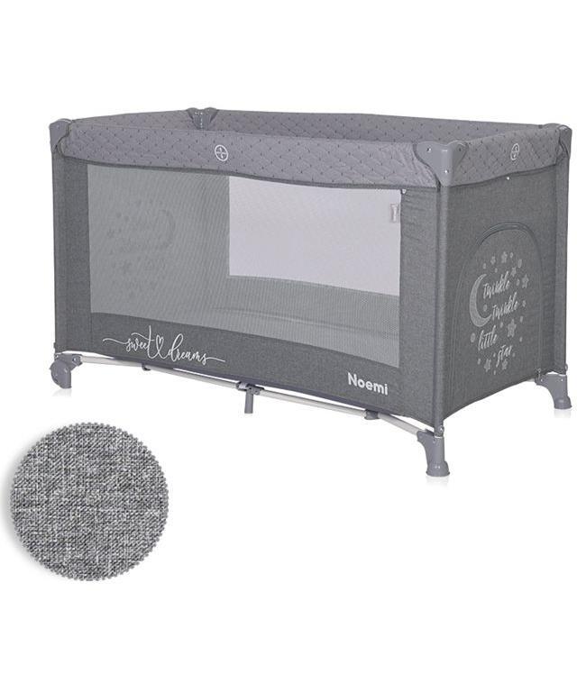 Lorelli Noemi prenosivi krevetac za bebe 1 nivo - Grey Star
