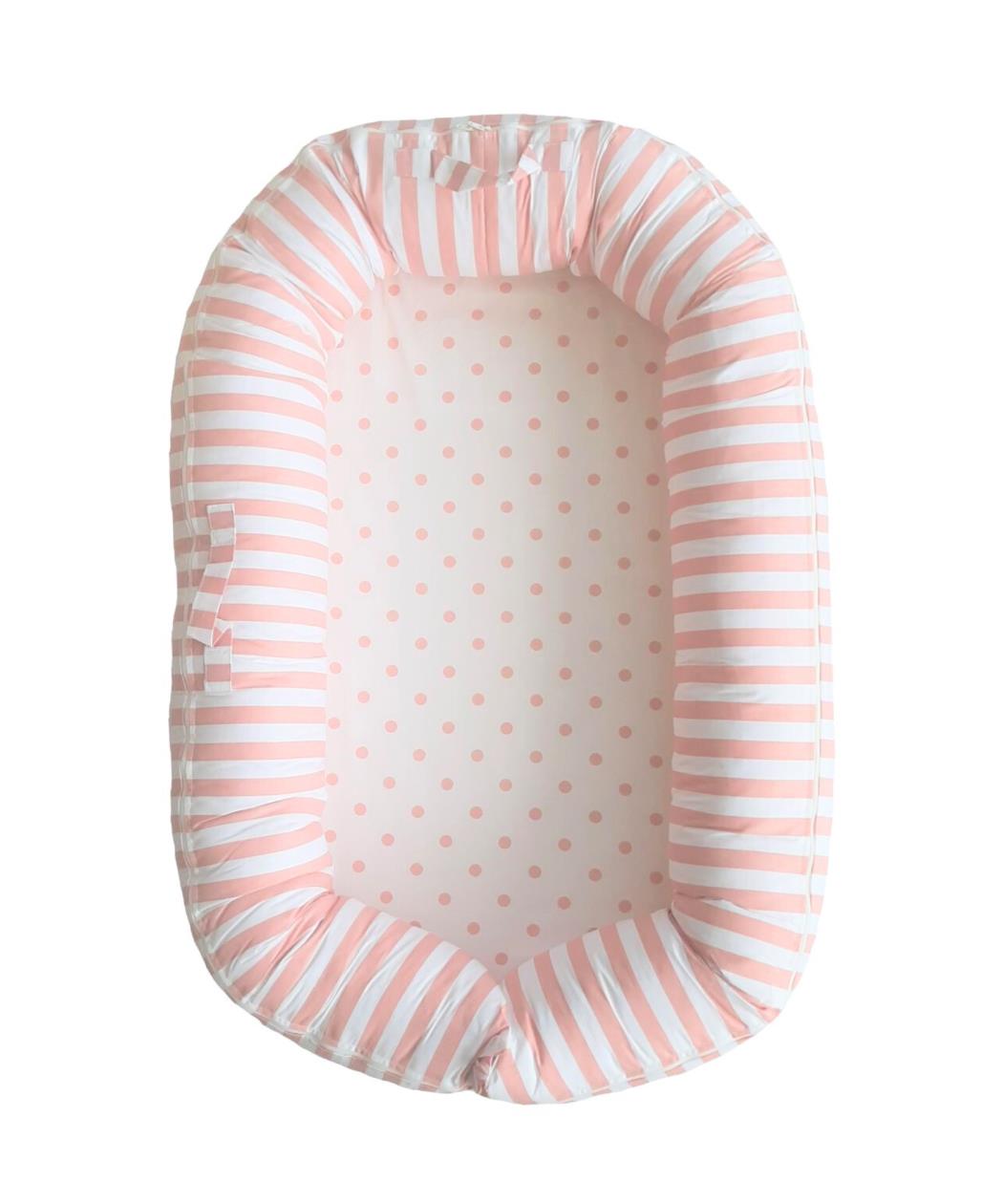 Textil multifunkcionalno gnezdo za bebe Piccolino - Roza