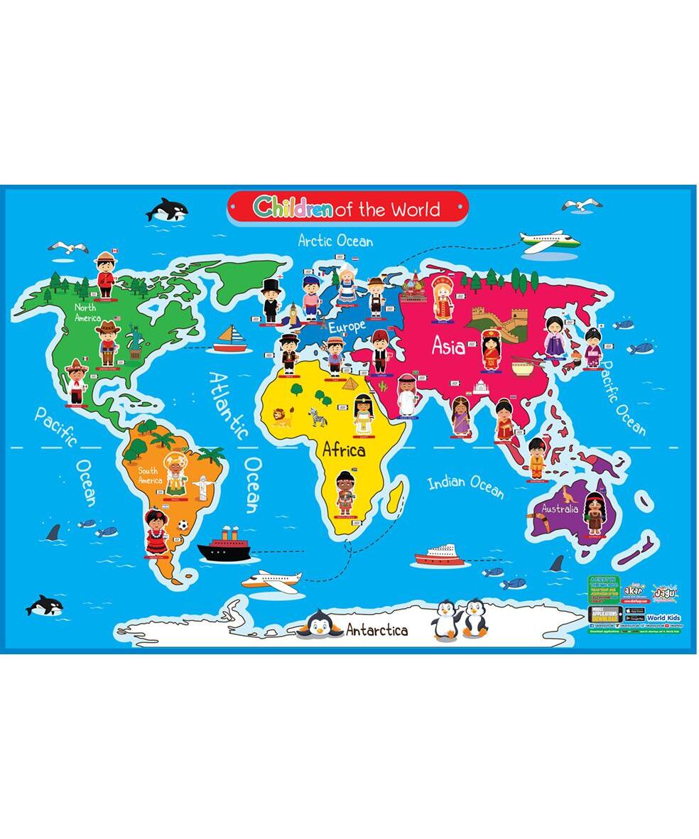 Interaktivni tepih podloga za igru World - 31030