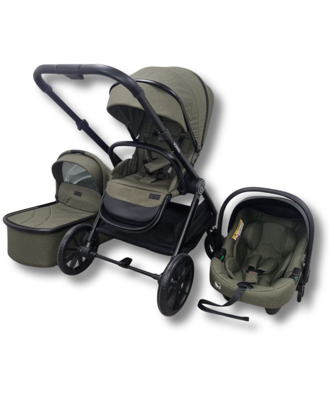 BBO Voyage kolica za bebe 3 u 1 Moss Green
