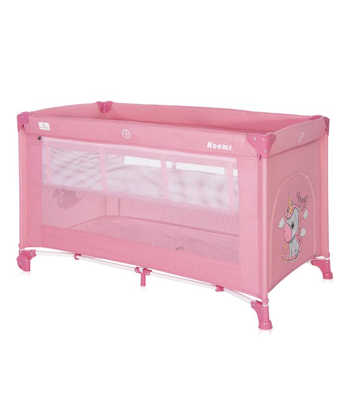 Lorelli Bertoni Noemi Prenosivi krevetac za bebe 2 Nivoa - Rose Velvet Unicorn