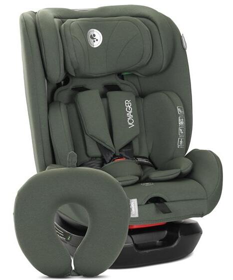 Lorelli Voyager I-size auto sediste za bebe 40-150cm sa jastukom za putovanje Green