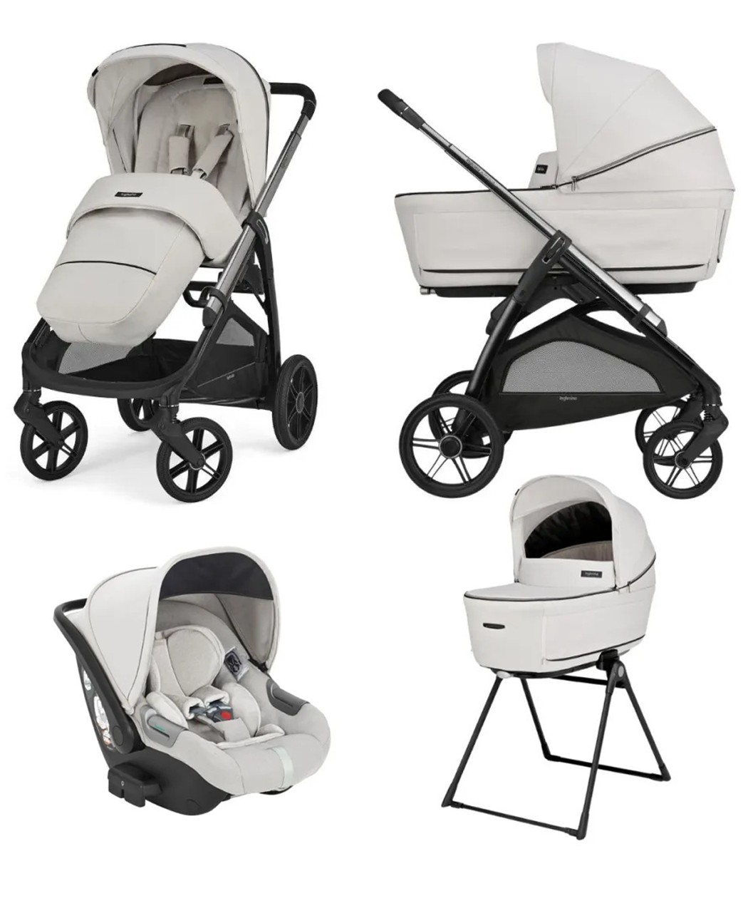 Inglesina kolica za bebe 4u1 Aptica Darwin Opal Ivory