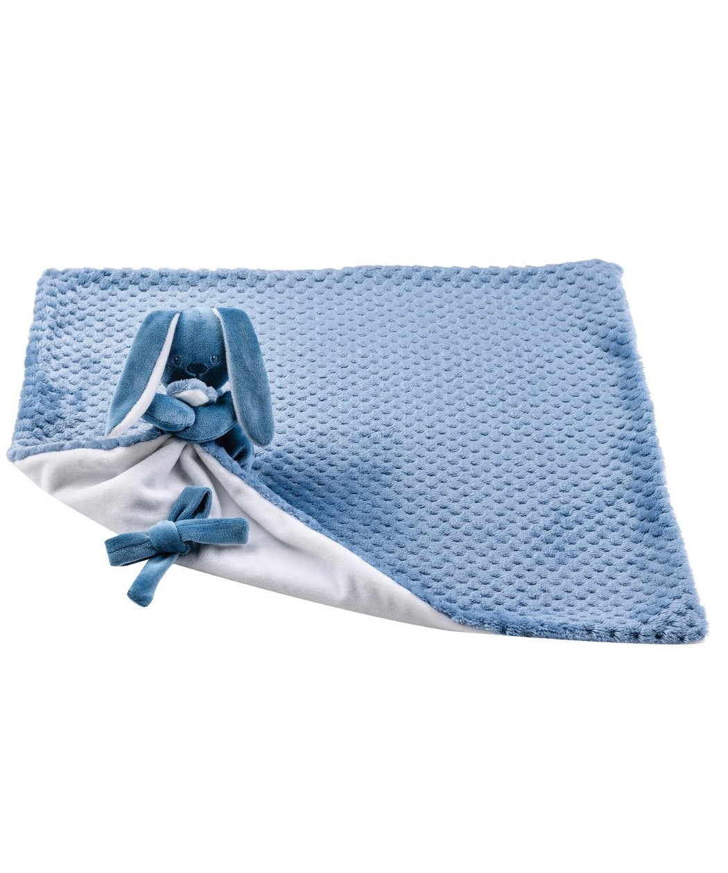 Nattou plišano ćebence Lapidou Plaid Blue 50X50cm - A060784